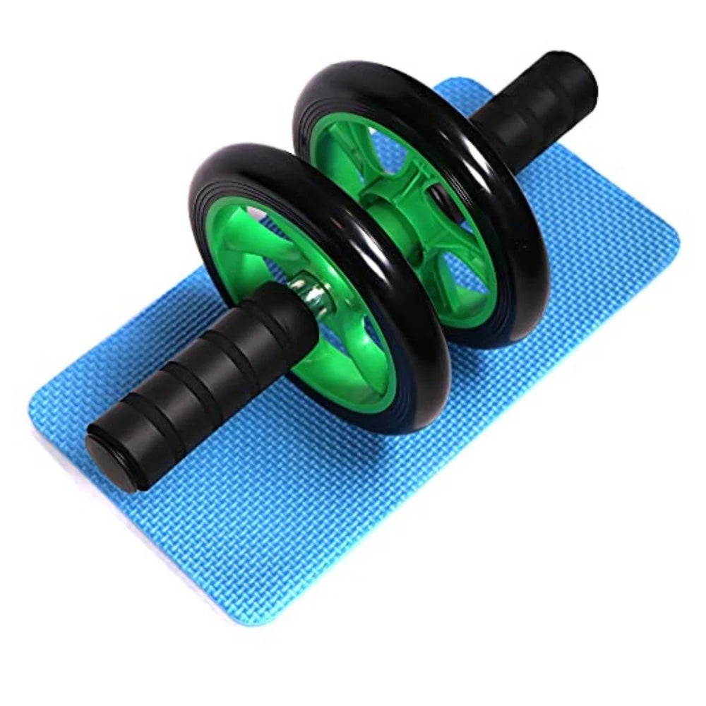 The Fit Byte AB Wheel Roller – Manual Plastic Abdominal Exercise Wheel, 20 × 15 cm