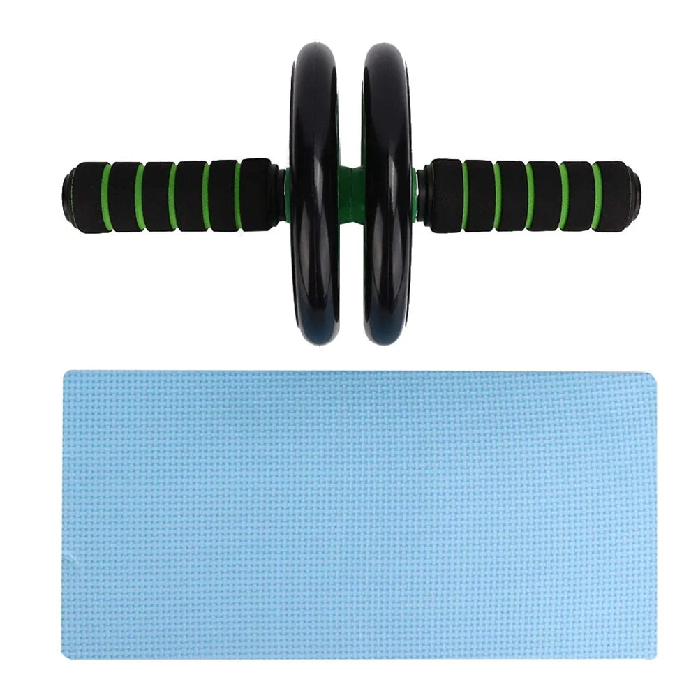 The Fit Byte AB Wheel Roller – Manual Plastic Abdominal Exercise Wheel, 20 × 15 cm