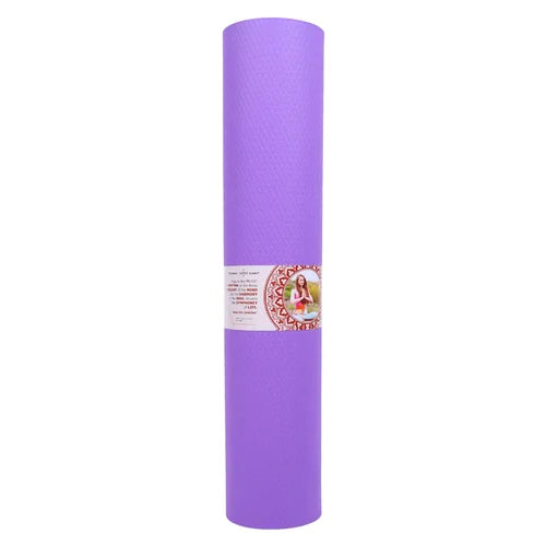 PeakRux 6 mm Purple EVA Yoga Mat – Anti-Slip, 6 × 2 Feet
