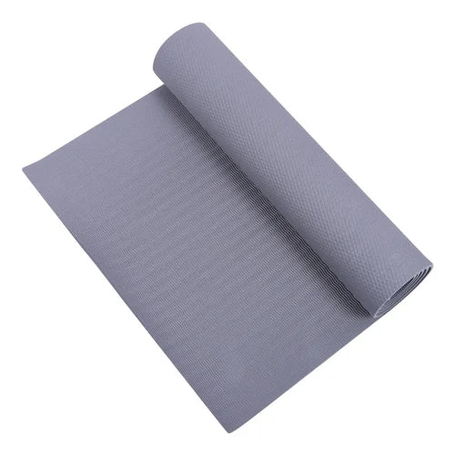 6 mm Grey EVA Yoga Mat – Anti-Slip, Extra Comfortable, 6 × 2 Feet