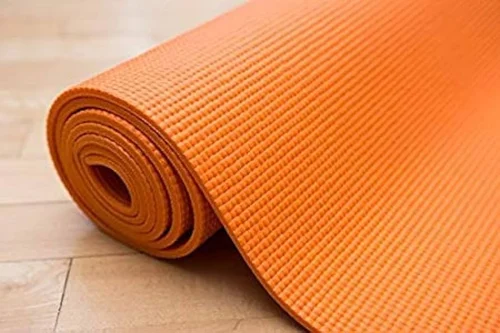 6 mm Yellow Orange EVA Yoga Mat – Anti-Slip & Extra Comfort